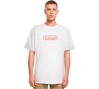 Merchcode Men's Mc1035-the Skateboard Magazin Logo Oversize Tee T-Shirt, White, XXL