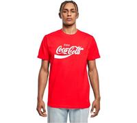 Merchcode Men's Mc888-coca Cola Logo Tee T-Shirt, Cityred, L