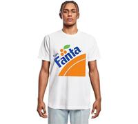Merchcode Men's Mc889-fanta Logo Tee T-Shirt, White, M