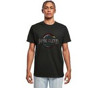 Merchcode Men's Mc988-pink Floyd Dark Side of The Moon Circular Logo Tee T-Shirt, Black, 3XL