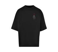 Merchcode Men's Mp0007485-k Heart Huge Tee T-Shirt, Black, M