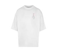 Merchcode Men's Mp0007485-k Heart Huge Tee T-Shirt, White, M