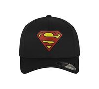 Merch Code Men's Superman Flexfit Cap, Men, MC079, Black, S/M
