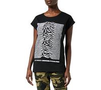 Merchcode Women's Joy Divison UP Tee T-Shirt, Black, S
