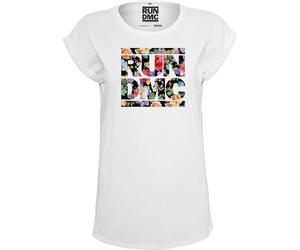 MERCHCODE Women's Ladies Run Dmc Floral Tee T-Shirt (Pack of 1)