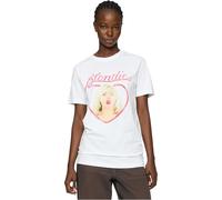 Merchcode Women's Mc867-blondie Heart of Glass Tee T-Shirt, White, 4XL