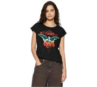 Merchcode Women's Mc871-ladies My Chemical Romance Angle of Water Tee T-Shirt, Black, S