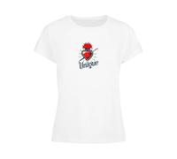 Merchcode Women's Mp5000085-ladies Frida Kahlo-Heart Box Tee T-Shirt, White, L