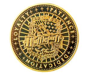 Merchoid Harry Potter Collection: Hufflepuff Limited Edition Individually Numbered Gold Coloured collectable Coin Series 1 Number 4