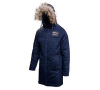 Merchoid Star Wars Han Solo Replica Jacket - Quilted, Insulated, Premium Jacket With Fur Lined Pull String Hood For Men And Women (M)