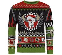 Merchoid Warhammer 40,000 Ork Christmas Jumper Gift for Men or Women