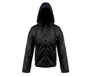 Merchoid Warhammer 40,000 Premium Necron Jacket - Officially Licenced Premium Warhammer 40,000 Faux Leather Zip Up Necron Jacket For Men. (XXL)
