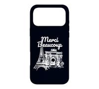 Merci Beaucoup Funny French Saying Paris Lover Parisian Case for iPhone 17 Pro Max