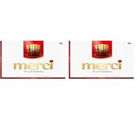 Merci Finest Milk & Dark Chocolate Variety Pack, Premium Selection, Gluten-Free, 400 g (Pack of 2)