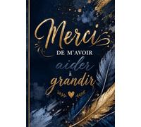Merci Maitre: joli cahier de notes et journal de bord de 104 pages - idée de cadeau original et utile pour remercier un maitre d'école en fin d'année scolaire ( format A5 )