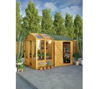 Mercia Woodsman Styrene Greenhouse/Shed Combi - 10 x 6ft