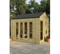Mercia Vermont Large Summerhouse including Double Bi-Fold Doors - 10 x 8ft