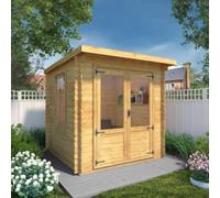 Mercia 19mm Pent Log Cabin - 2.4 x 2.4m