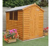 Mercia 5' 2" x 6' 11" Apex Shed - Budget Dip Treated Overlap