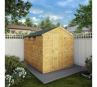 Mercia 5' 8" x 7' 8" Apex Shed - Premium Pressure Treated Shiplap