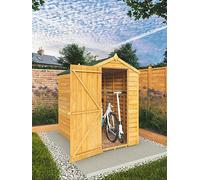 Mercia 6 X 4 Ft & Overlap Apex Windowless Shed One Colour