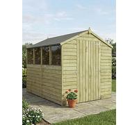 Mercia 8 X & 6Ft Overlap Apex Shed One Colour