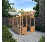 8 x 6 Evesham Wooden Greenhouse