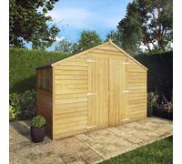 Mercia 9' 8" x 4' 10" Apex Workshop - Budget Dip Treated Overlap