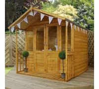 Mercia Bournemouth 7' 3" x 7' 3" Apex Summerhouse - Premium Dip Treated Shiplap