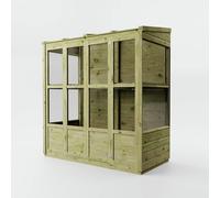 6 x 3 Mercia Traditional Tall Wall Greenhouse