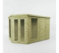 Mercia Corner Summerhouse with Shed - 7 x 7ft