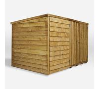 Mercia Garden Storage 3' 2" x 6' 4" Pent Bike Store - Budget Dip Treated Overlap