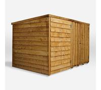 Mercia Garden Storage 4' 1" x 6' 4" Pent Bike Store - Budget Dip Treated Overlap