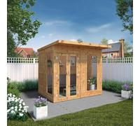 Mercia Maine 0' x 7' 7" Pent Summerhouse - Premium Dip Treated Shiplap