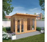 Mercia Maine 10' 1" x 7' 7" Pent Summerhouse - Premium Dip Treated Shiplap
