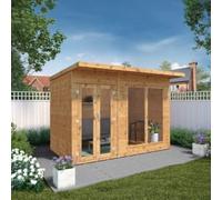 Mercia 10 x 6 Maine Summerhouse, Brown