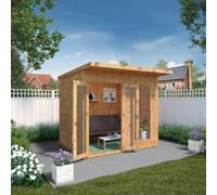 Mercia 8 x 6 Maine Summerhouse, Brown