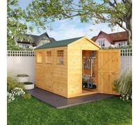 Mercia Modular 9' 2" x 5' 2" Apex Shed - Premium Dip Treated Shiplap