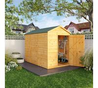 Mercia Modular 9' 2" x 5' 2" Apex Shed - Premium Dip Treated Shiplap Windowless