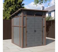 Mercia 7ft X 7ft Premium Composite Pent Shed, Grey