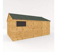 Mercia 16x 10 Premium Shiplap Reverse Apex Workshop, none