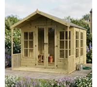 Mercia Traditional Summerhouse - 10 x 8ft, Brown