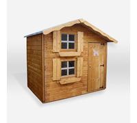 Mercia Snowdrop 7' 6" x 5' 11" Apex Children's Playhouse - Premium Dip Treated Shiplap