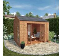 Mercia Vermont Large Summerhouse including Double Bi-Fold Doors - 10 x 8ft