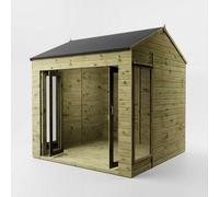 Mercia Vermont Summerhouse - 8 x 8ft, Brown