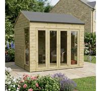 Mercia Vermont Summerhouse - 8 x 8ft, Brown