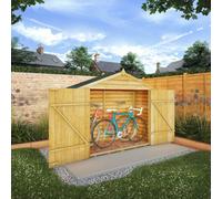 Mercia Wooden 3X7 Overlap Apex Bike Store