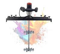 Mercial 1 Ton Paint Stirring Machine,IBC Paint Mixer,3000w Electric Tank Mixer Machine,Folding Propeller,for Paint Mixing Equipment for Ink Dissolver Agitator(C)