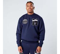 Mercier Mens Academy Crewneck Sweatshirt in Navy - Size Large