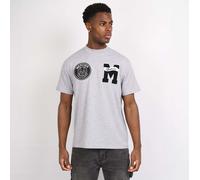Mercier Mens Academy T-Shirt in Grey Cotton - Size Small